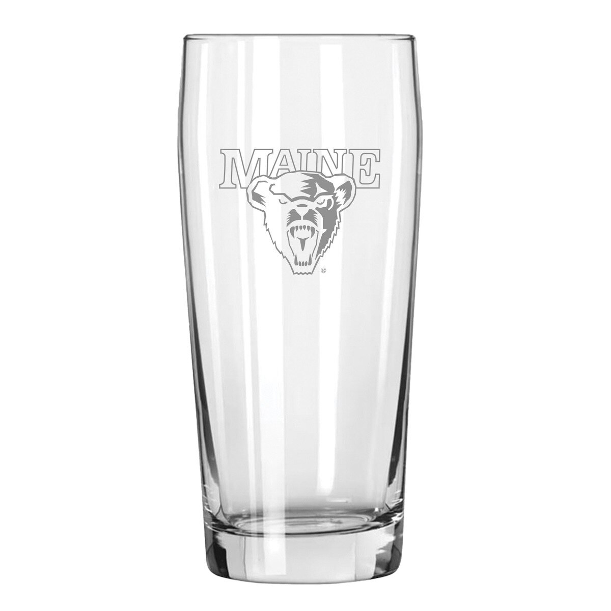 16oz Deep Etched Maine Black Bear Templeton Glass
